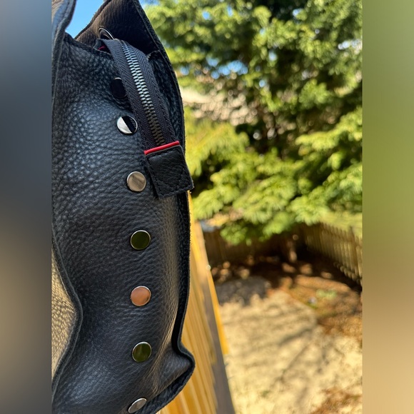 HAMMITT Benjamin Professional Leather Tote Black Pebbled Shoulder Work Bag - Picture 5 of 12